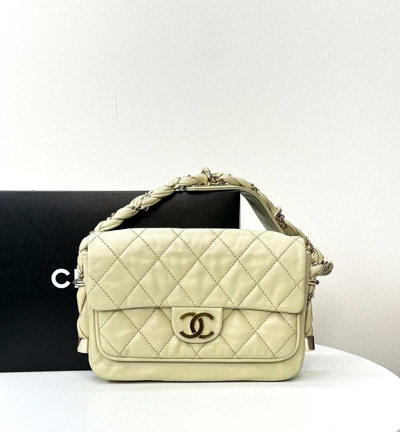 CHANEL Beige Big CC Quilted Shoulder Crossbag 2VCHB30763 | eBay