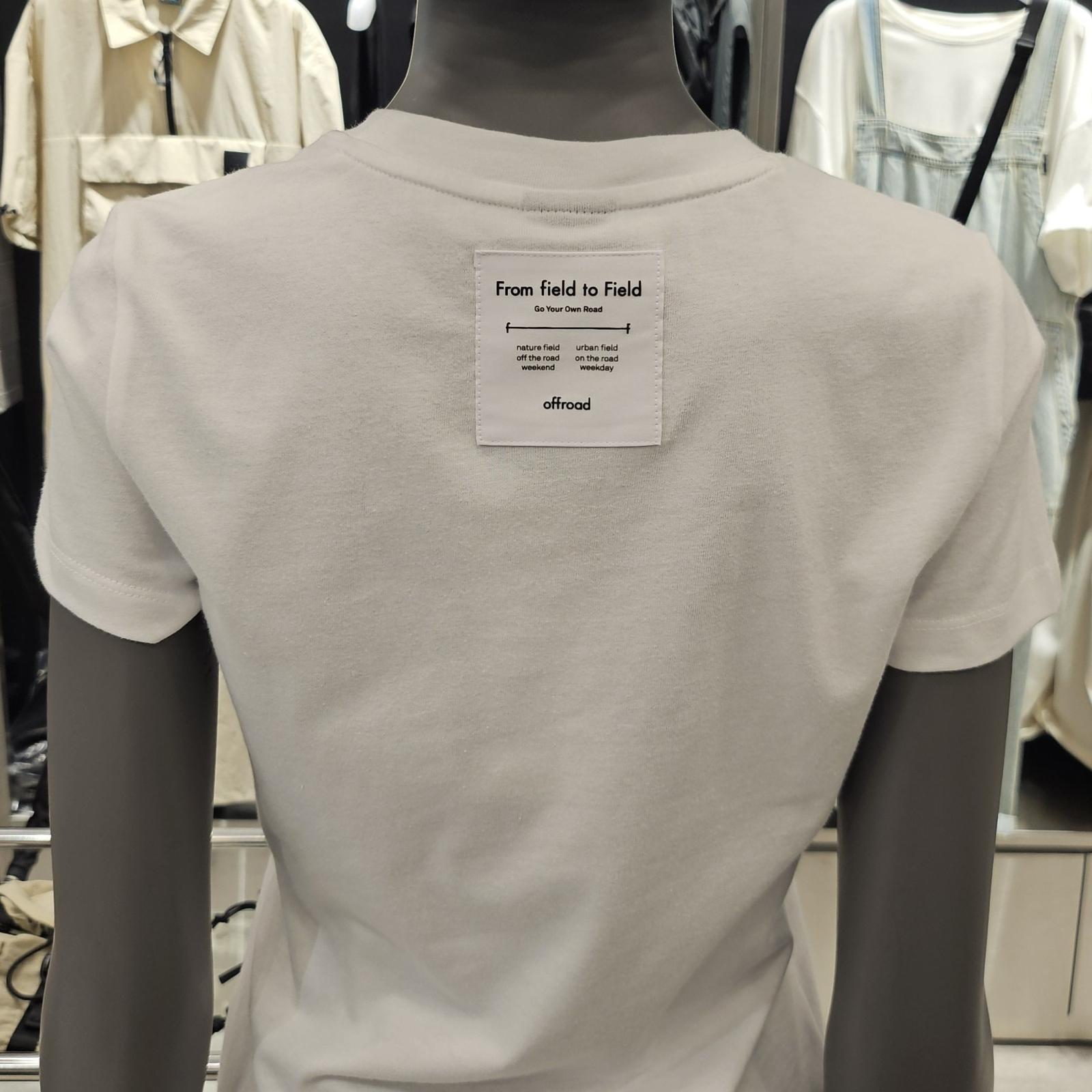 오프로드 수원스타필드 여성 리플렉트 로고 슬림핏 반팔 티셔츠 5K65303_100 - G마켓 모바일